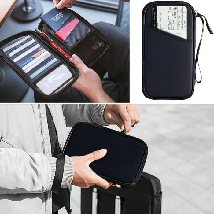 Secure Rfid Travel Passport And Card Holder