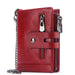Secure Rfid Tri Fold Leather Wallet For Men