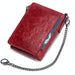 Secure Rfid Tri Fold Leather Wallet For Men