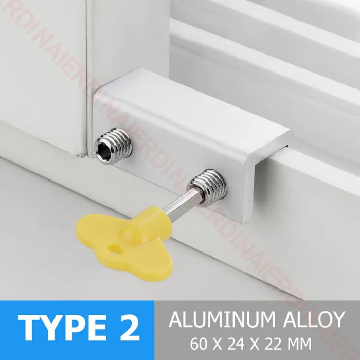 Secure Sliding Window Lock For Child And Pet Safety