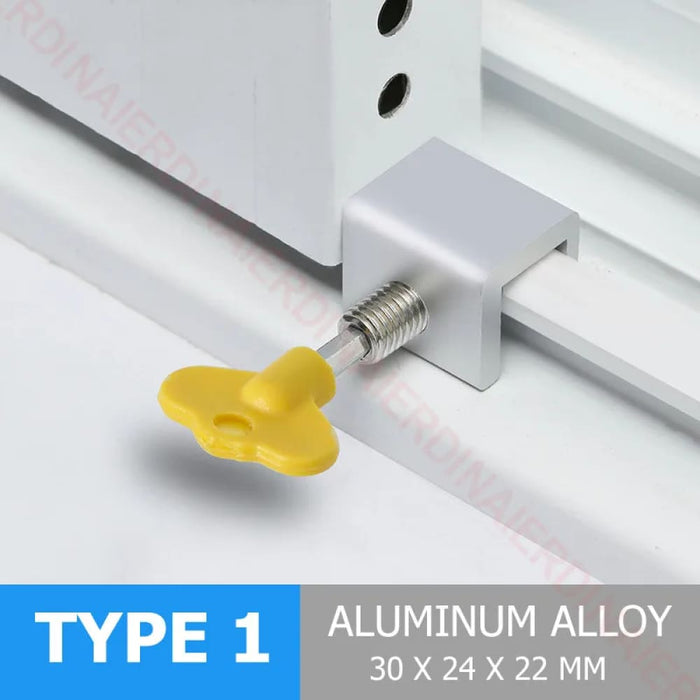 Secure Sliding Window Lock For Child And Pet Safety
