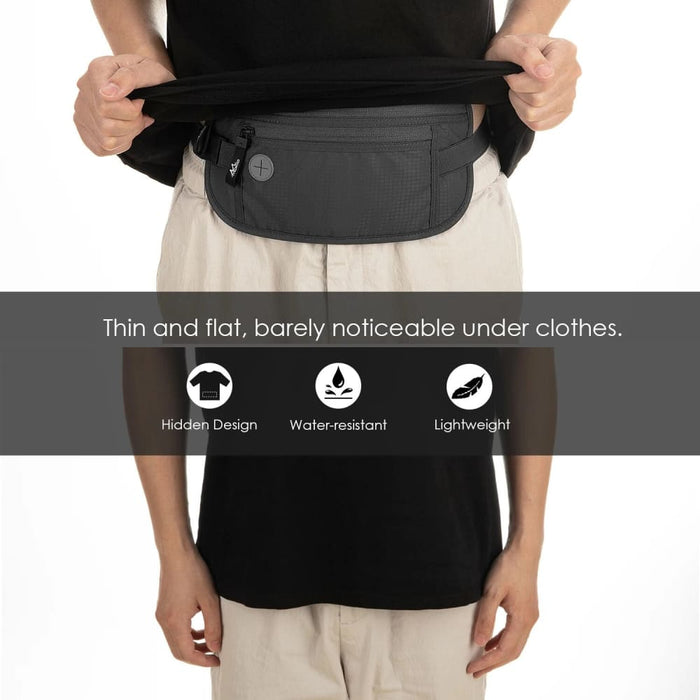 Secure Travel Money Belt Undercover Hidden Rfid Blocking