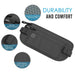 Secure Travel Money Belt Undercover Hidden Rfid Blocking