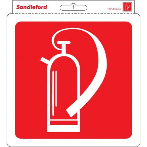 Self Adhesive Fire Extinguisher’ Sign