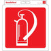 Self Adhesive Fire Extinguisher’ Sign