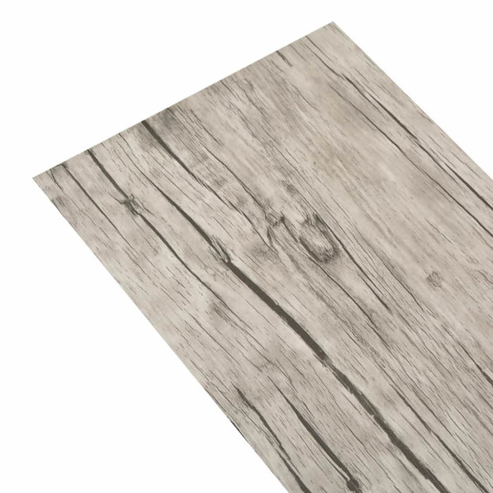 Self-adhesive Pvc Flooring Planks 5.02 M² 2 Mm Oak Washed