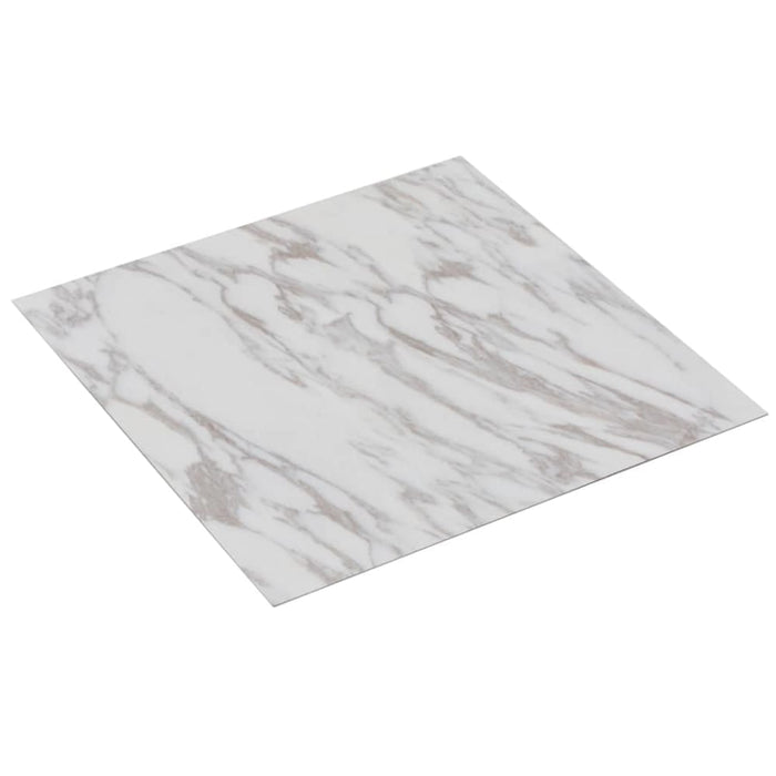 Self-adhesive Pvc Flooring Planks 5.11 M? White Marble