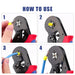 Self Adjustable Crimping Tool for Awg23 7 0.25 10mm2 Wires