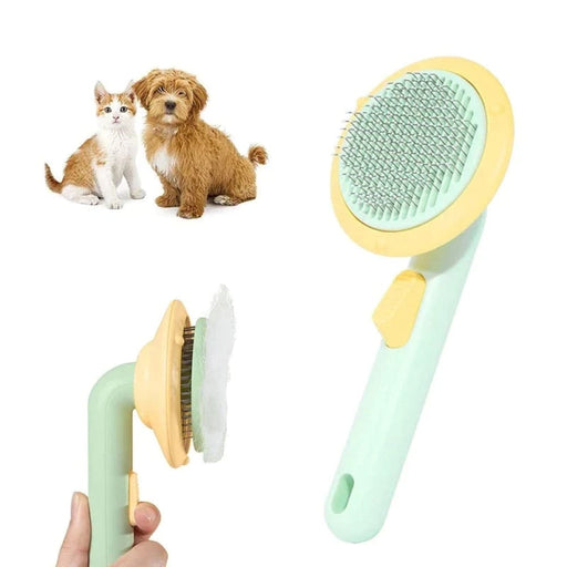 Self Cleaning Slicker Dog Brush Professional Pet Grooming