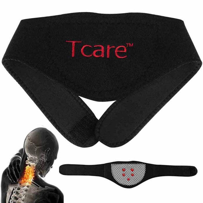 Self Heating Magnetic Therapy Neck Wrap Belt for Pain