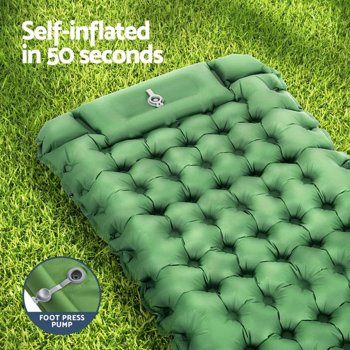Self Inflating Mattress Camping Sleeping Mat Air Bed Pad