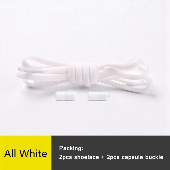 Semicircle no Tie Elastic Sneakers Metal Lock Lazy Shoe