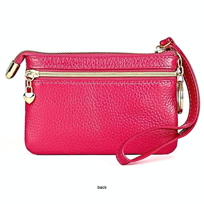 Sewing Thread Leather Fox Handbags Cute Mini Key Case