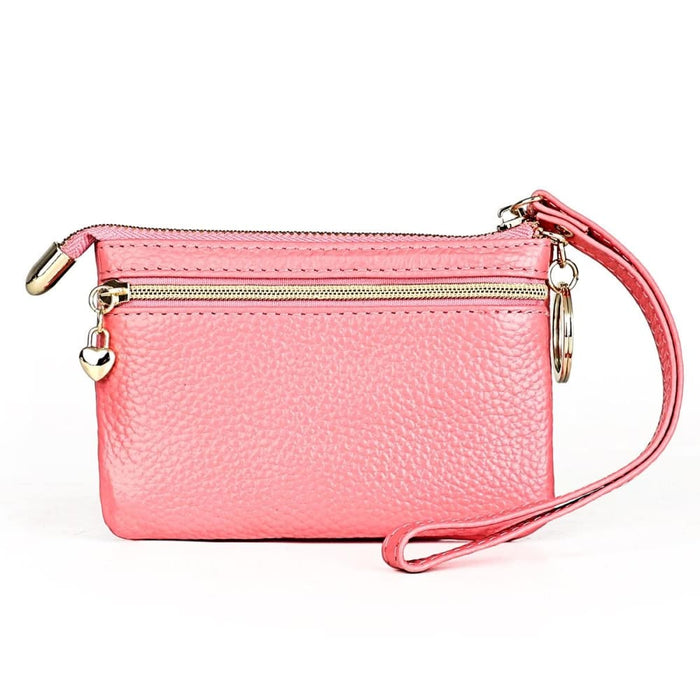 Sewing Thread Leather Fox Handbags Cute Mini Key Case