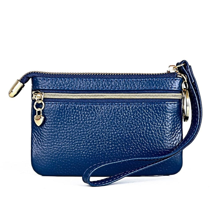 Sewing Thread Leather Fox Handbags Cute Mini Key Case