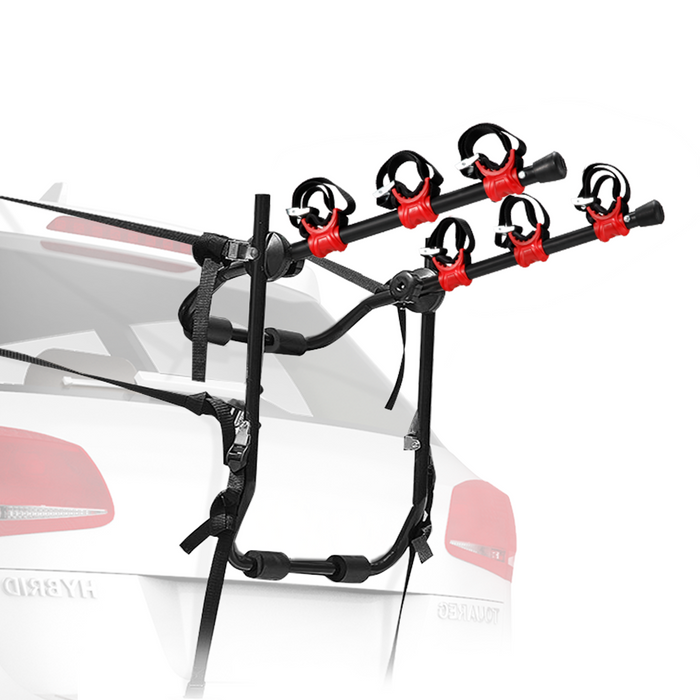 3 Bike Bicycle Carrier Universal Trunk Foldable