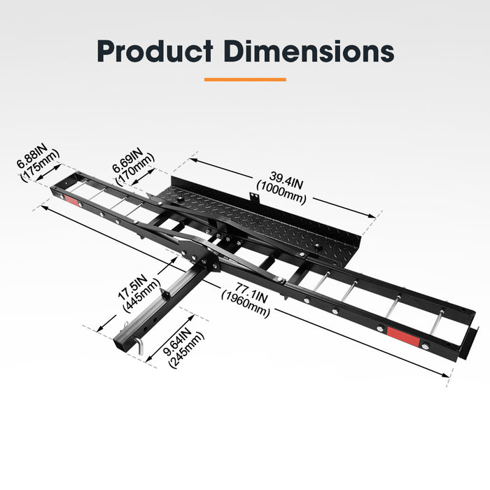 Steel Motorcycle Motorbike Carrier