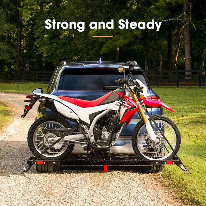 2 Arms Steel Motorcycle Motorbike Carrier