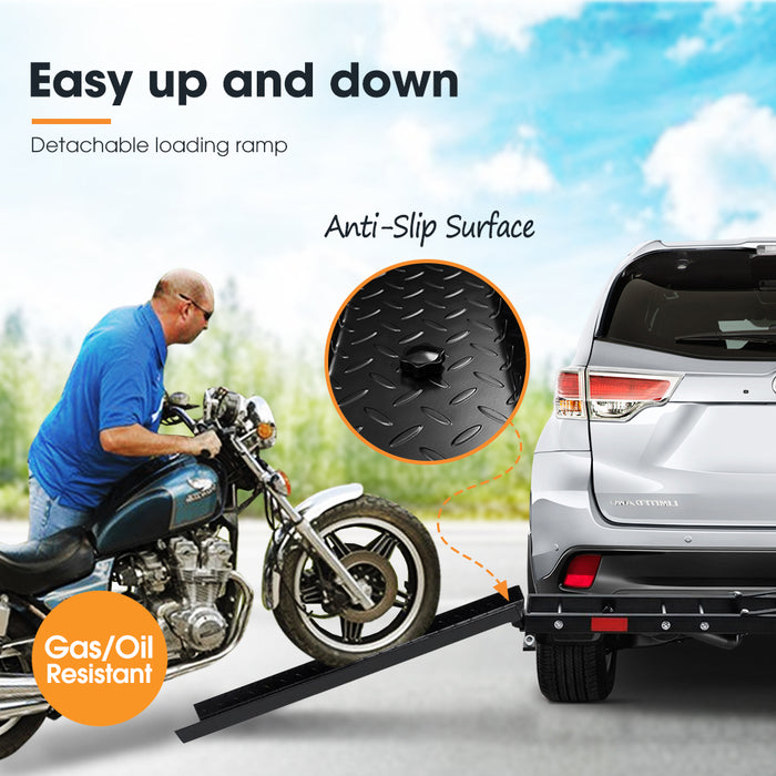 2 Arms Steel Motorcycle Motorbike Carrier