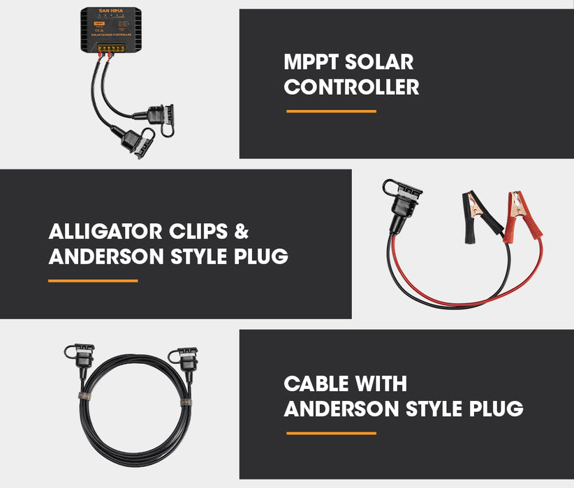 12V 160W Folding Solar Blanket Flexible Blanket Kit Camping Charging