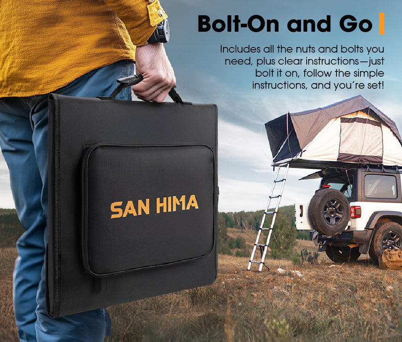 12V 260W Folding Solar Blanket Flexible Blanket Kit Camping Charging