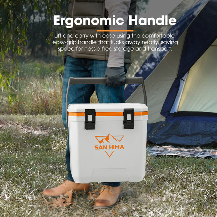 24L Cooler Ice Box Portable For Camping Bbq Picnic Heat Retention