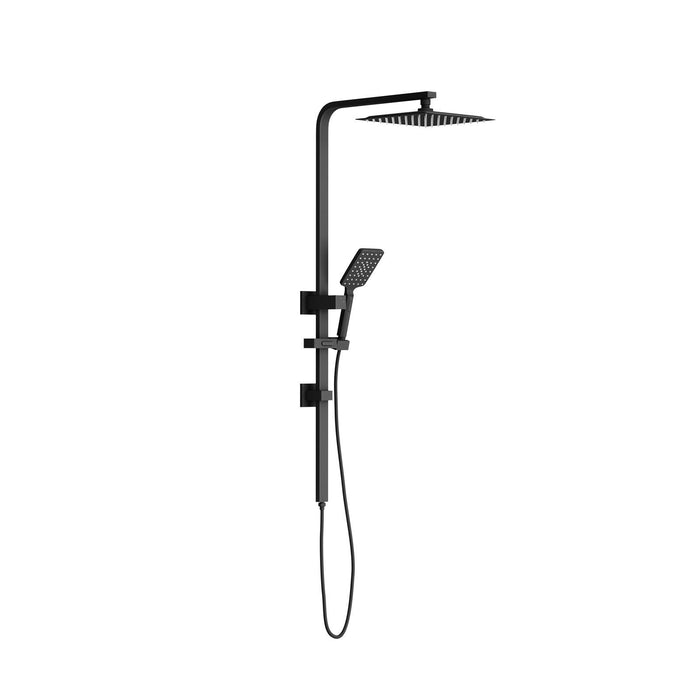 10" Shower Head Set Square Handheld With Shower Mixer Tap Combo Wels