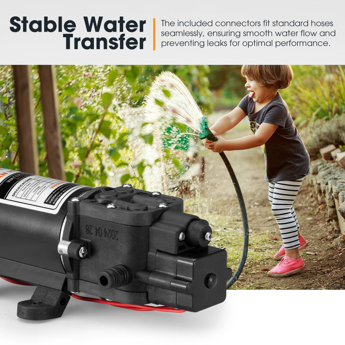 12V Water Pump 6L / Min Pressure Self Priming Caravan Camping Boat