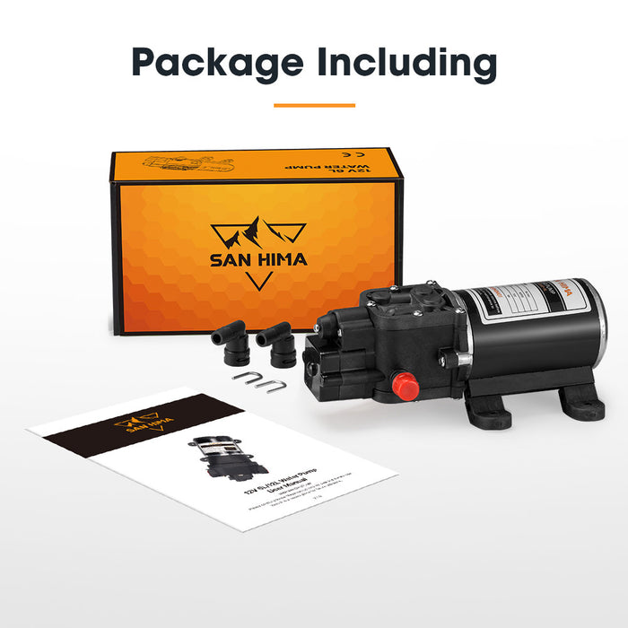 12V Water Pump 6L / Min Pressure Self Priming Caravan Camping Boat