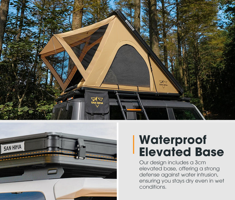 Kalbarri Lite Rooftop Tent Hardshell With Ladder Camping 4X4 4Wd