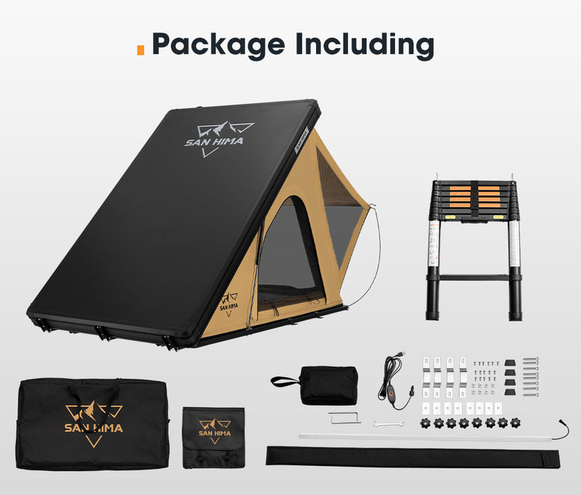 Kalbarri Lite Rooftop Tent Hardshell With Ladder Camping 4X4 4Wd