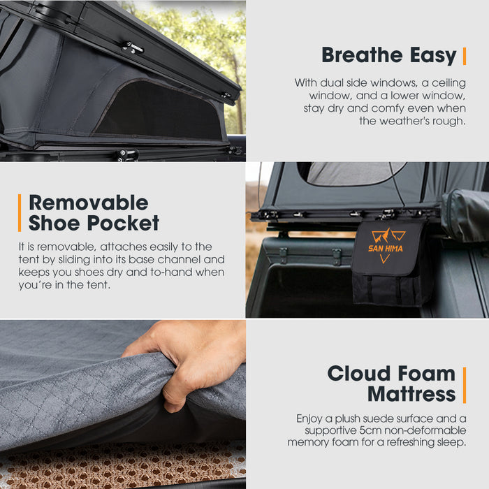 Kalbarri X Rooftop Tent Hardshell With Ladder Camping 4X4 4Wd