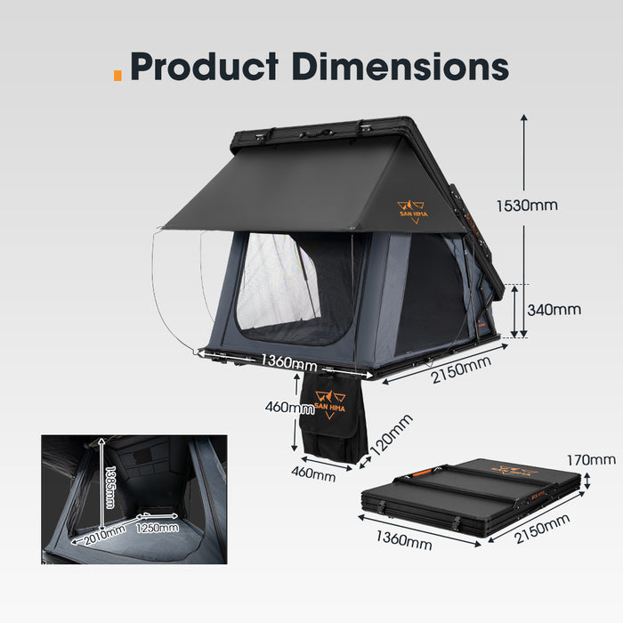 Kalbarri X Rooftop Tent Hardshell With Ladder Camping 4X4 4Wd