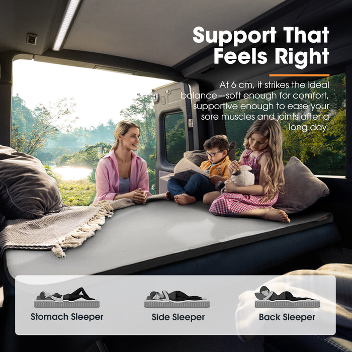 Caravan Mattress Topper Queen Long Size Mat Rv Bed