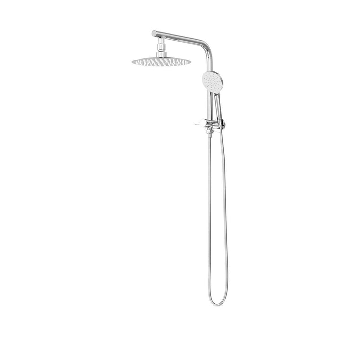 10" Rain Shower Head Set Round 3-Mode Handheld Shower Gooseneck Chrome