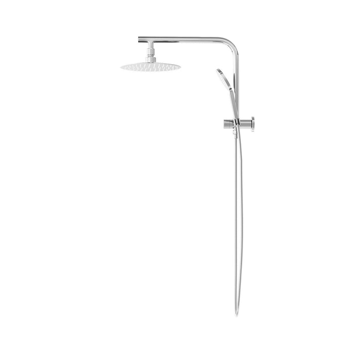 10" Rain Shower Head Set Round 3-Mode Handheld Shower Gooseneck Chrome