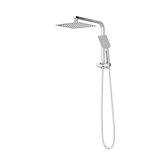 10" Rain Shower Head Set Square 3-Mode Handheld Shower Gooseneck Chrome