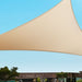 Shade Sail Cloth Shadecloth Triangle Sun Canopy 6.1x6.1x6.1m
