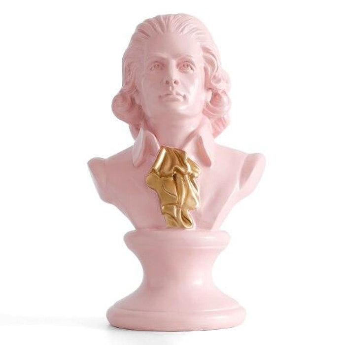 Shakespear & Mozart Head Portraits Bust Large Resin Statues