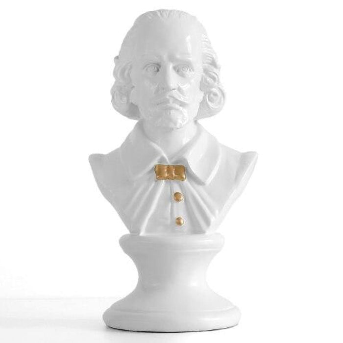 Shakespear & Mozart Head Portraits Bust Large Resin Statues