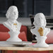 Shakespear & Mozart Head Portraits Bust Large Resin Statues