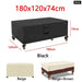L Shape Corner Outdoor Sofa Cover Waterproof Rattan