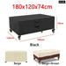 L Shape Corner Outdoor Sofa Cover Waterproof Rattan