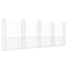 U-shape Gabion Basket with 5 Posts Iron 500x20x200 Cm Opoxkx