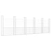 U-shape Gabion Basket with 6 Posts Iron 620x20x200 Cm Opoxkt