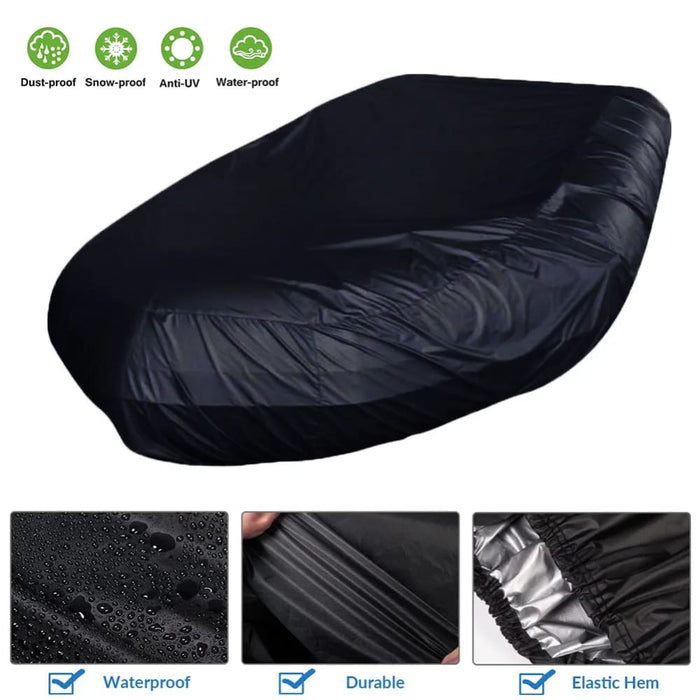 V Shape Marine Boat Cover Waterproof Dustproof Antiuv Rain
