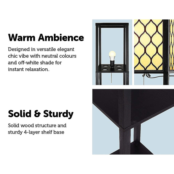 Shelf Floor Lamp - Shade Diffused Light Source