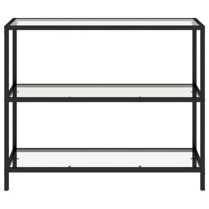 Shelf Transparent 100x36x90 Cm Tempered Glass Ttolxk