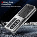 Shock Proof Metal Phone Case With Holder For Samsung Galaxy