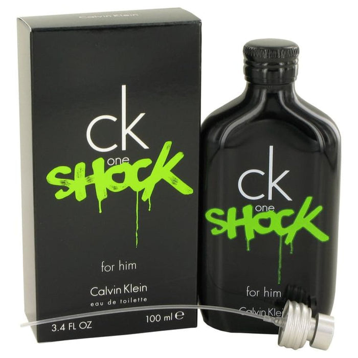 Ck one Shock Edt Spray by Calvin Klein for Men - 100 Ml